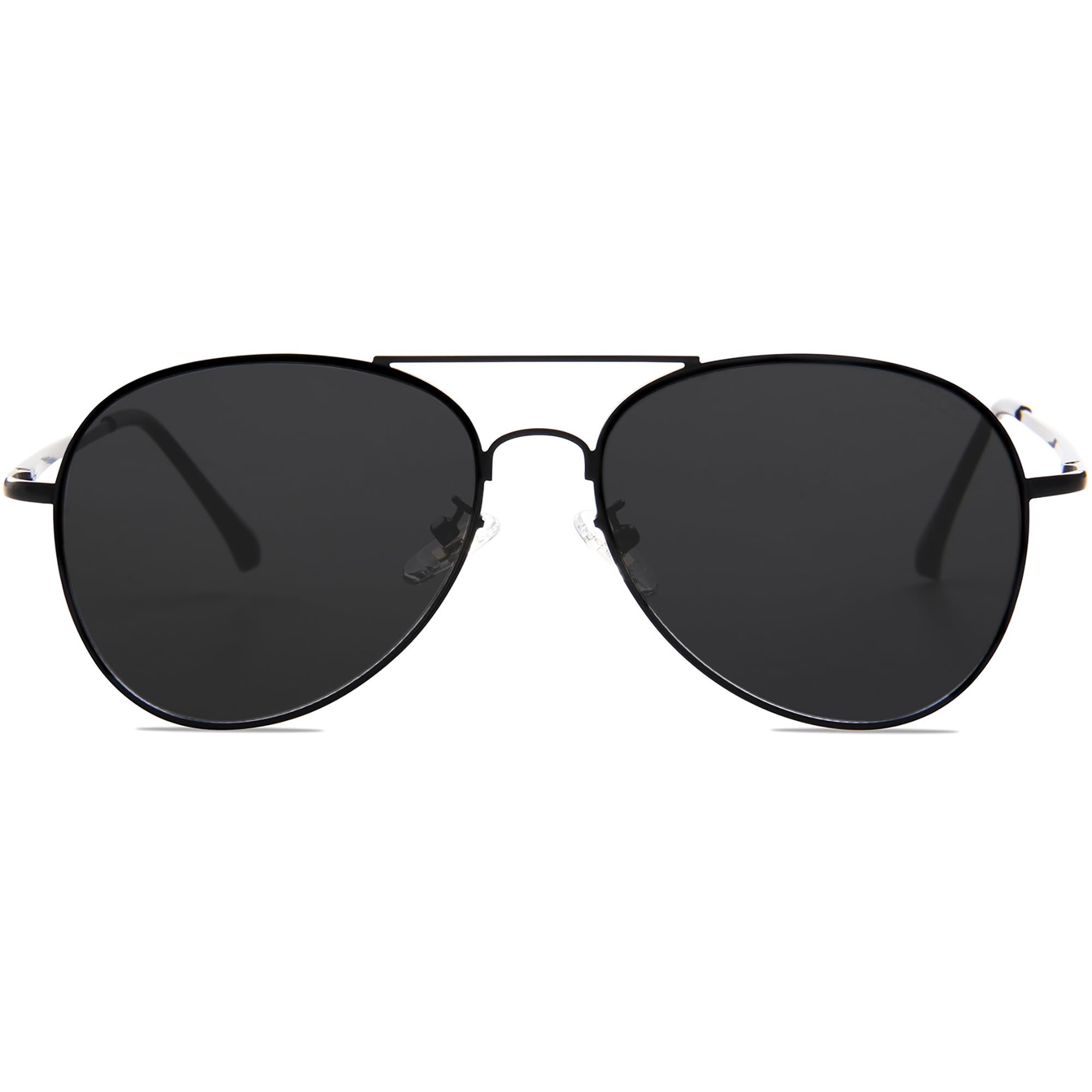 SOJOS Classic Aviator Sunglasses for Women Men Metal Frame Spring Hinges SJ1030