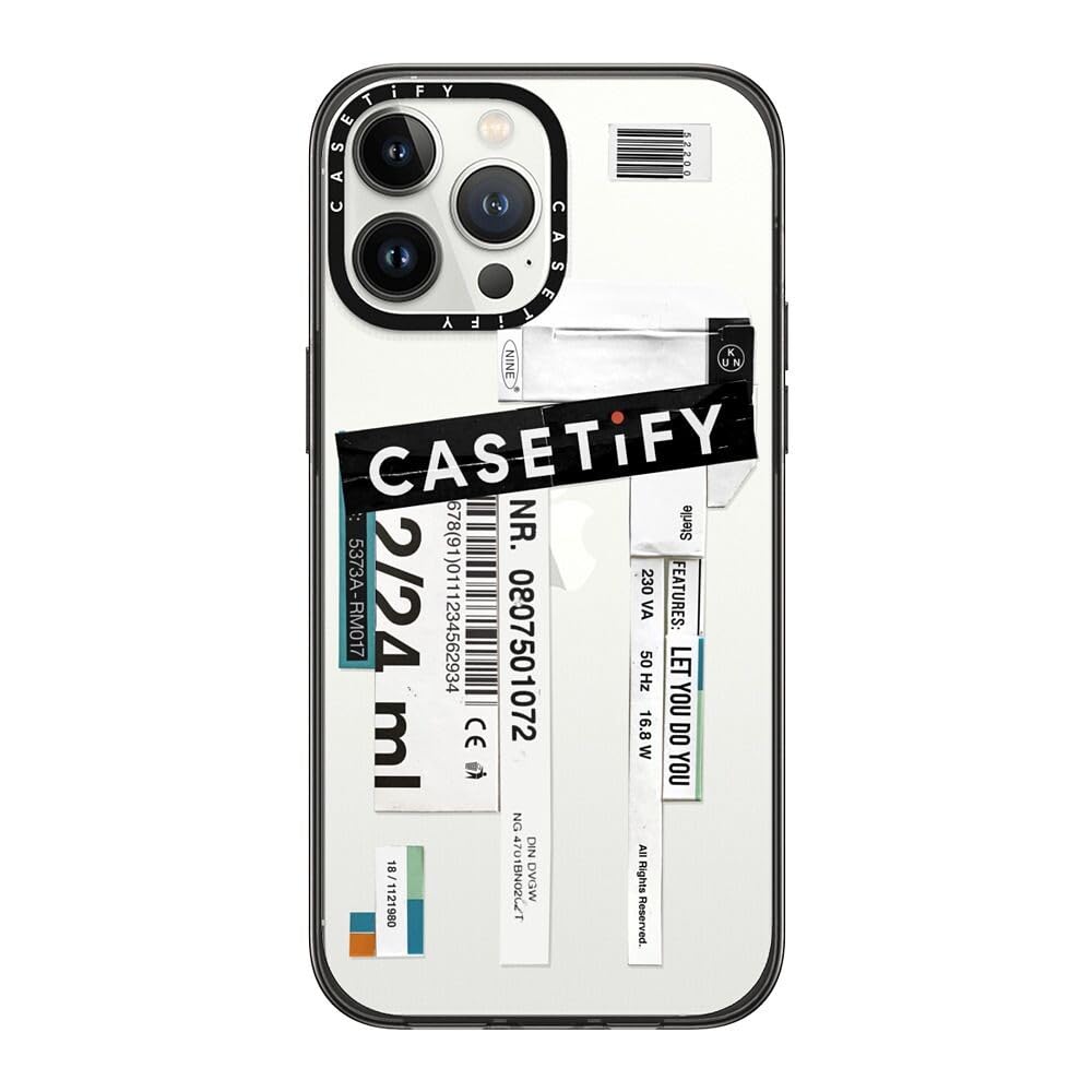 CASETiFY Compact Case for iPhone 13 [Lightweight / 4 ft. 2X Military Grade Drop Protection/Slim] - #1 Mom - Clear Black