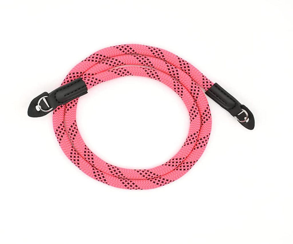 Camera Strap Vintage 100cm Nylon Climbing Rope Camera Neck Shoulder Strap for Micro Single and DSLR Camera.(Black)