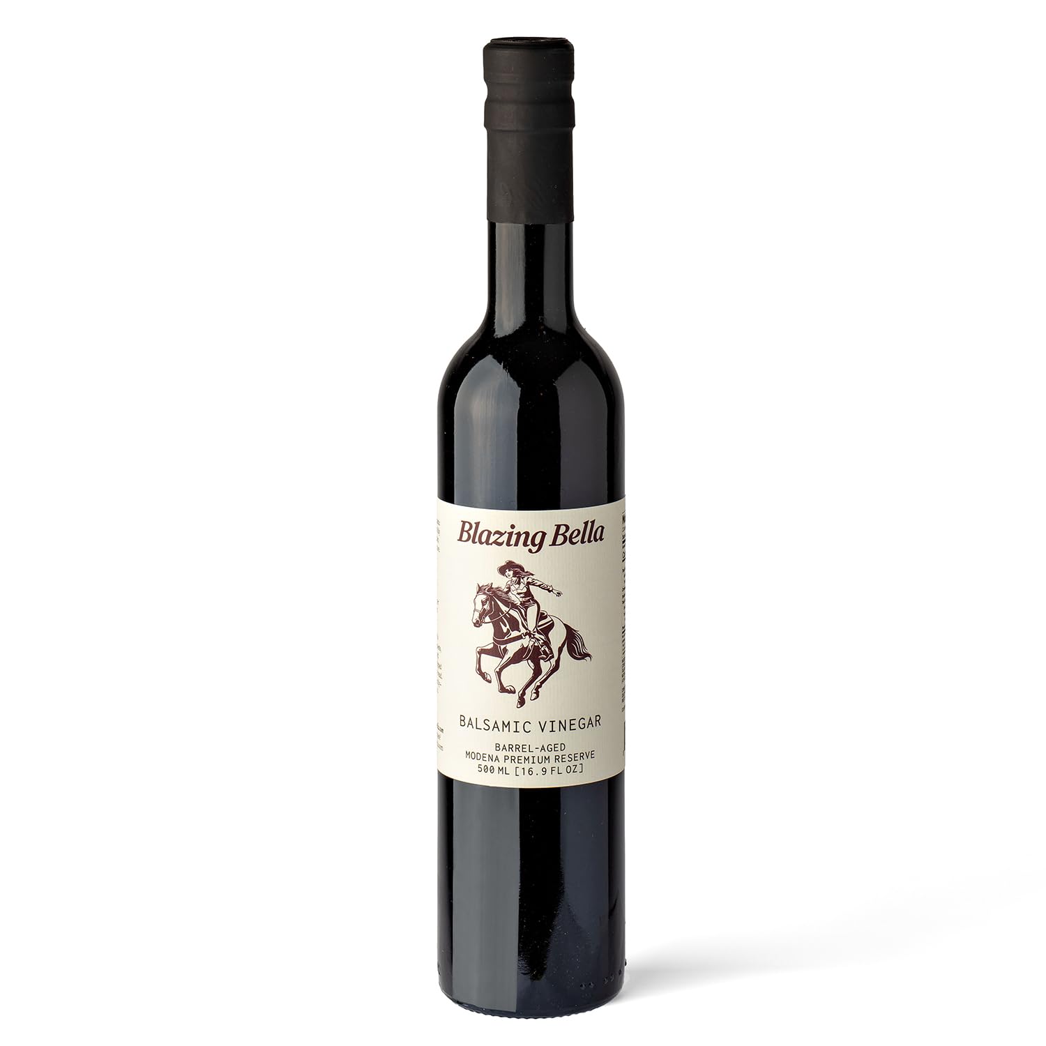 Blazing Bella Barrel Aged Balsamic Vinegar of Modena, Italy – Thick, Rich & Naturally Sweet – Premium Traditional Italian Balsamic – 8.45 fl oz (250ml)