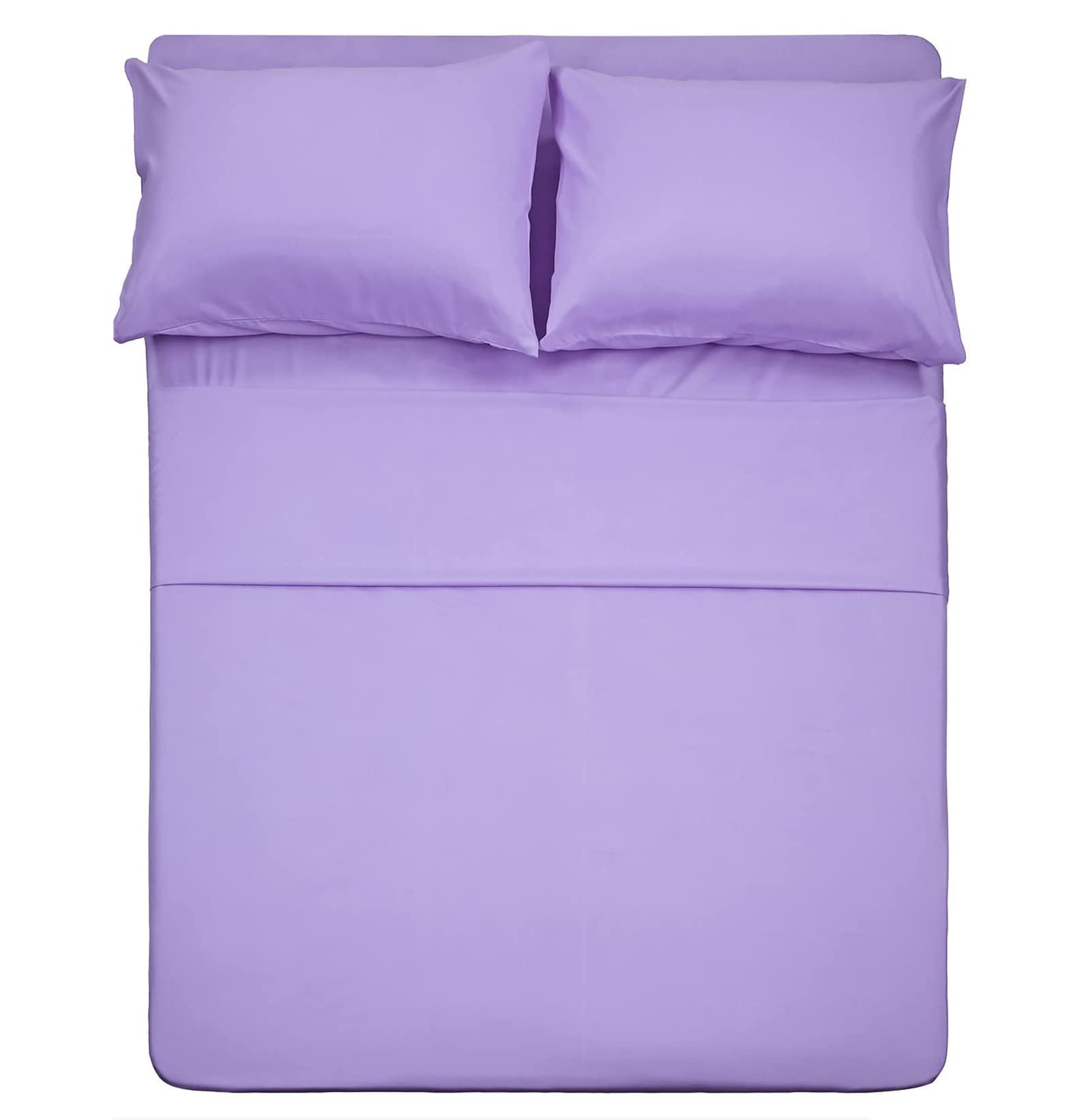 Best Season Bed Sheet Set - 1 Flat Sheet,1 Fitted Sheet and 1 Pillow Cases, Extra Soft Luxury Bedding Set,Deep Pockets,Wrinkle,Fade Resistant - Hypoallergenic- 3 Piece (Twin,Baby Blue)