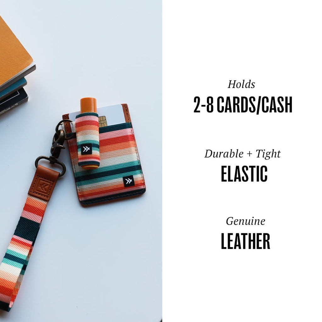 Thread Wallets Ultra Slim Minimalist Leather Card Holder Wallet (Benny)