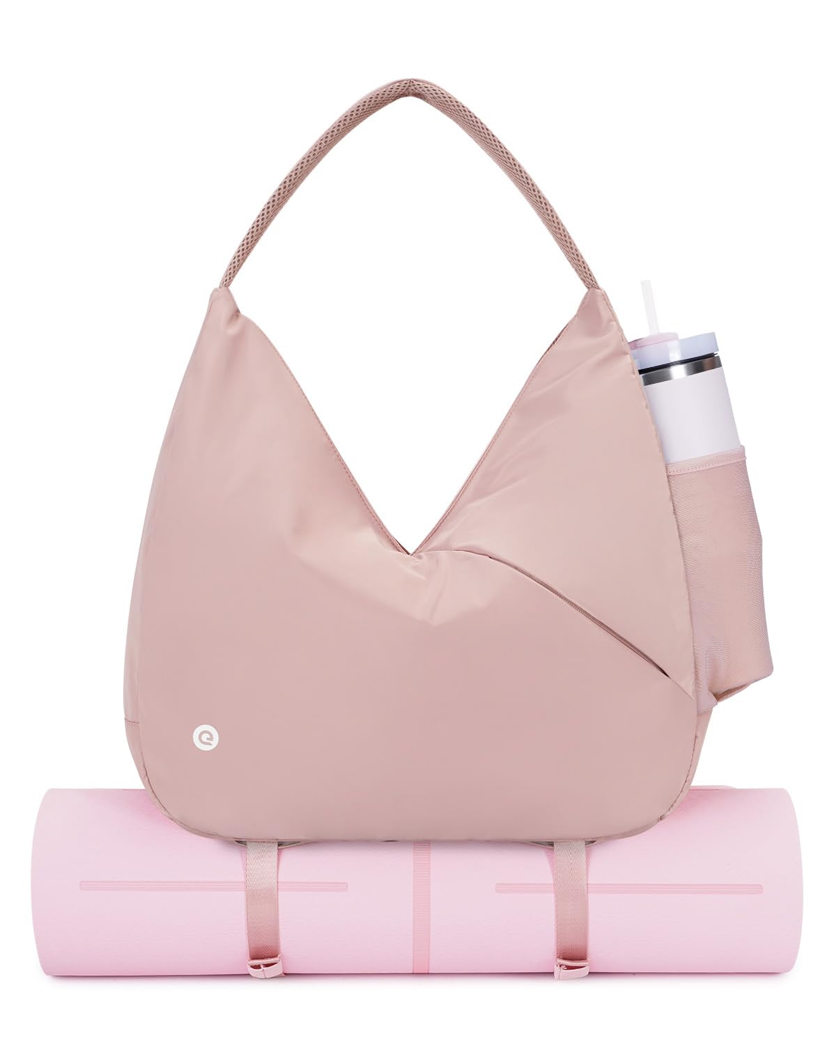 Ceneda Large Gym Bag for Women with Hidden Yoga Mat Holder & Shoe Compartment & Wet Pocket, Sports Duffle Bag for Travel