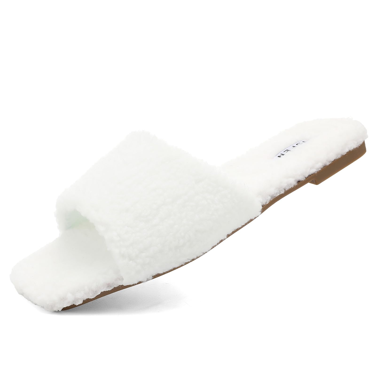 UBFEN Womens Mens Slippers Memory Foam Comfort Fuzzy Plush Lining Slip On House Shoes