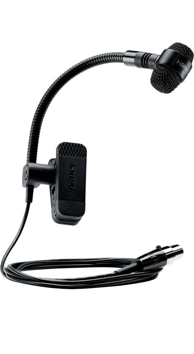 Shure PGA98H Condenser Microphone - with Cardioid Pick-up Pattern,Condenser Gooseneck Instrument Microphone with 15' XLR-XLR Cable (PGA98H-XLR)