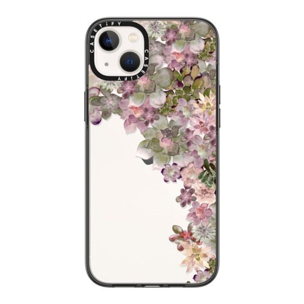 CASETiFY Compact Case for iPhone 13 [Lightweight / 4 ft. 2X Military Grade Drop Protection/Slim] - #1 Mom - Clear Black