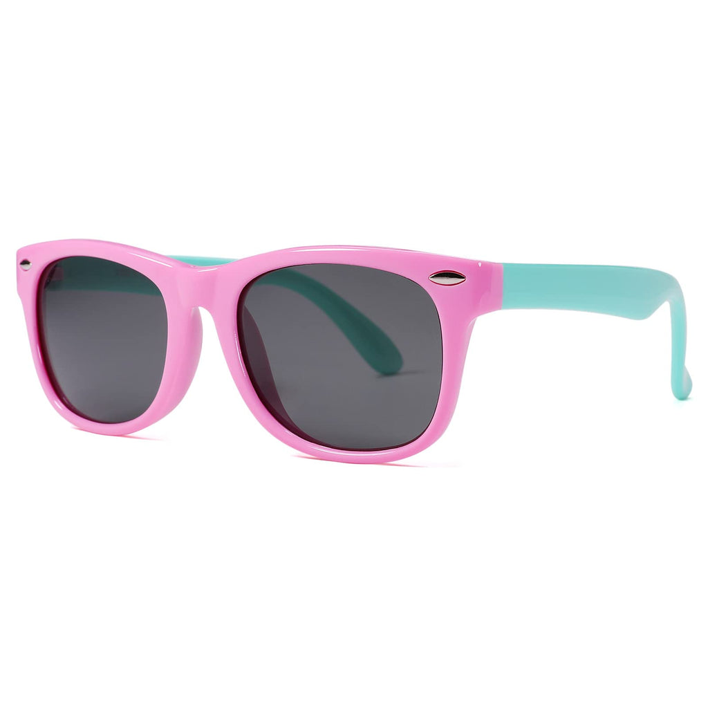 Pro Acme Kids Polarized Sunglasses, Flexible TPEE Frame Shades for Toddler Girls Boys, Ages 3-12