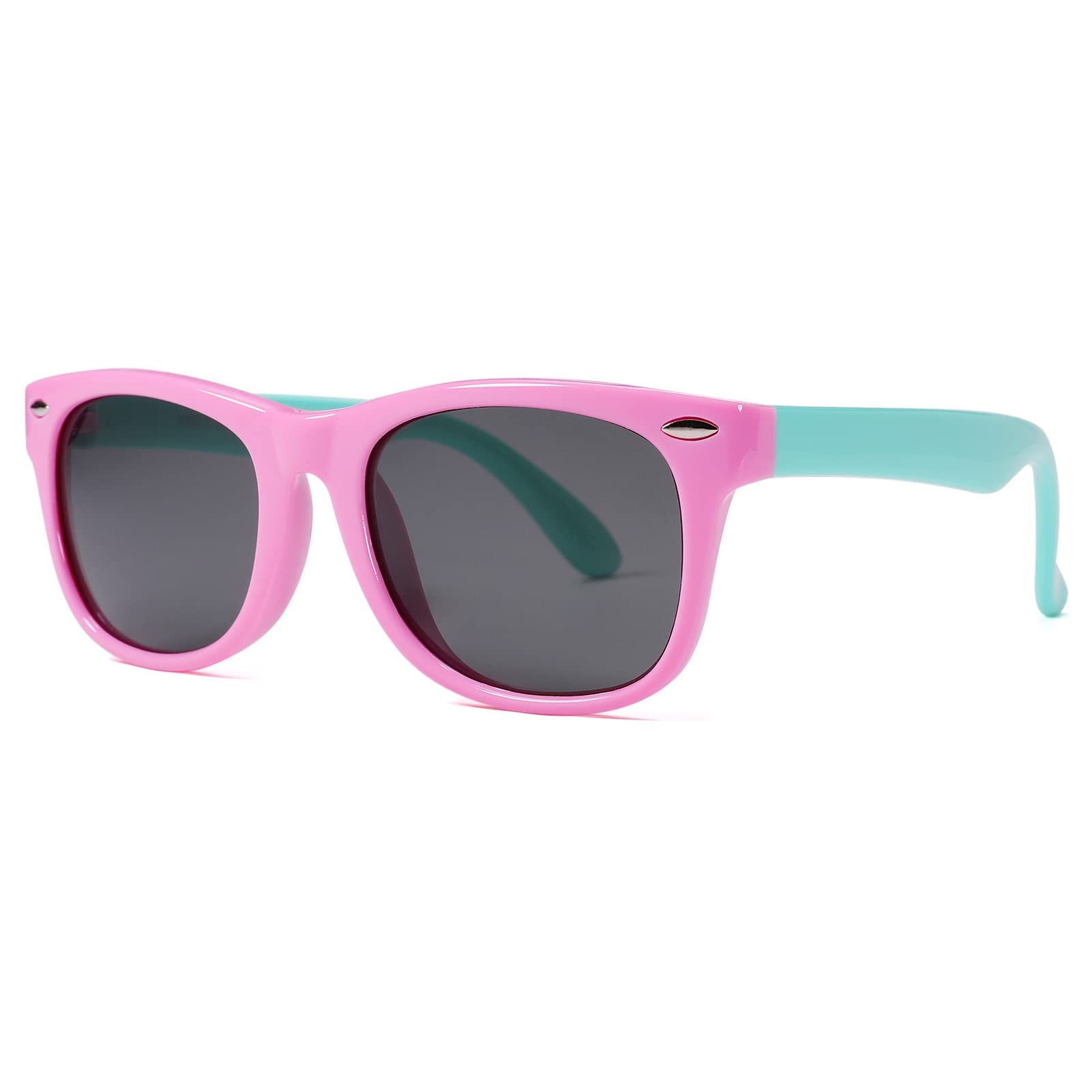 Pro Acme Kids Polarized Sunglasses, Flexible TPEE Frame Shades for Toddler Girls Boys, Ages 3-12