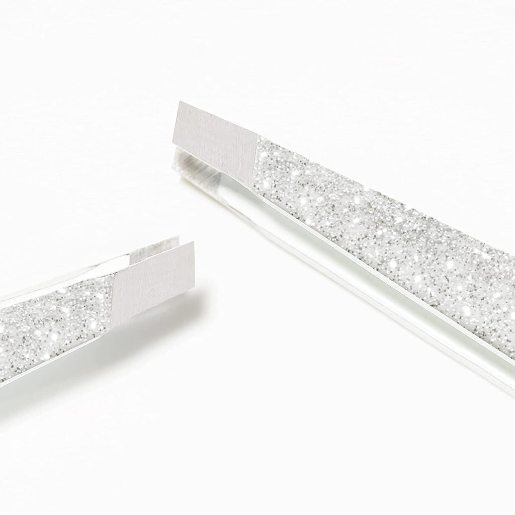 Tweezerman Exclusive 40th Birthday Slant Tweezer - Hair Removal Tweezers, Stainless Steel