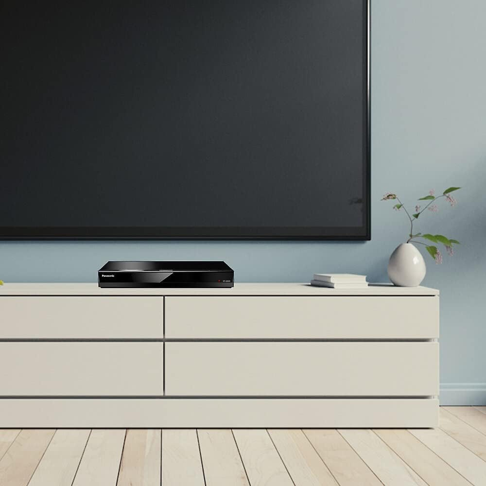 Panasonic UB420 Streaming 4K Blu Ray Player, Ultra HD Premium Video Playback with Hi-Res Audio, Voice Assist - DP-UB420-K Blu Ray DVD Player (Black)