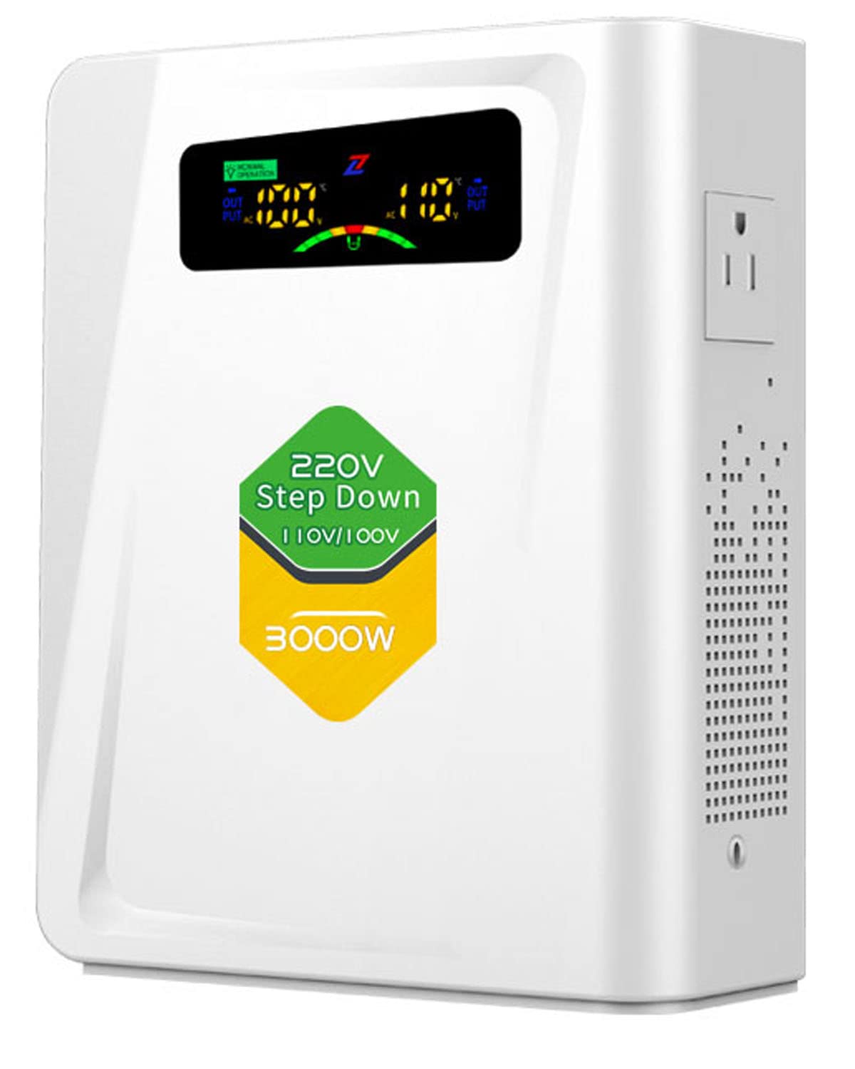 220v to 110v Step Down Transformer 1000W Power Voltage Converters, No Noise, Ten Protection Functions, Suit for Coffee Machines, Rice Cookers and Other US Appliances Used in Europe