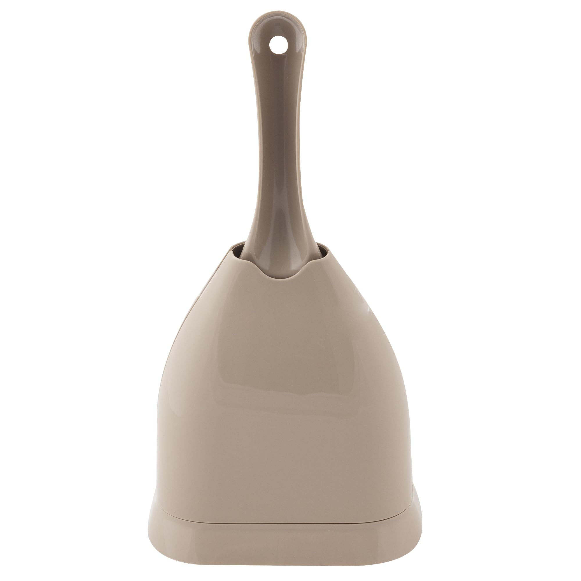 Petmate Scoop N' Hide Cat Litter Scoop with Discreet Litter Scoop Holder, Brushed Nickel