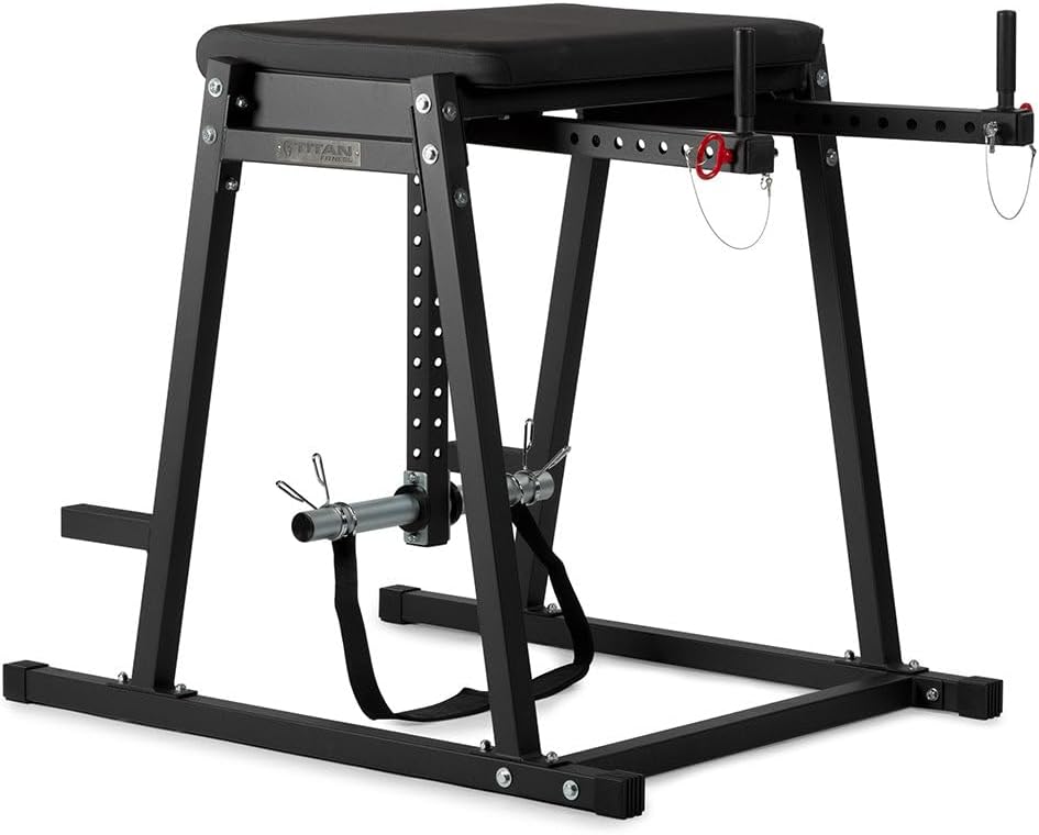 Titan Fitness Economy H-PND, Reverse Hyperextensions Lower Body Machine, Rated 550 LB, Specialty Home Gym Machine for Physical Therapy, Back Rehab Exercises, and Everyday Training