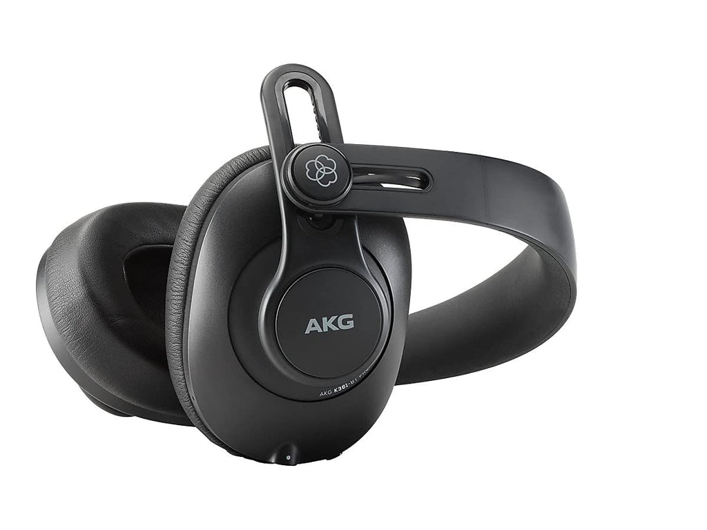 AKG Pro Audio K361 Wired, Over-Ear, Closed-Back, Light Weight, Foldable, Professional Recording Studio Headphones, Studio Monitor Mixing, Podcast, DJ Stereo Headsets, Black