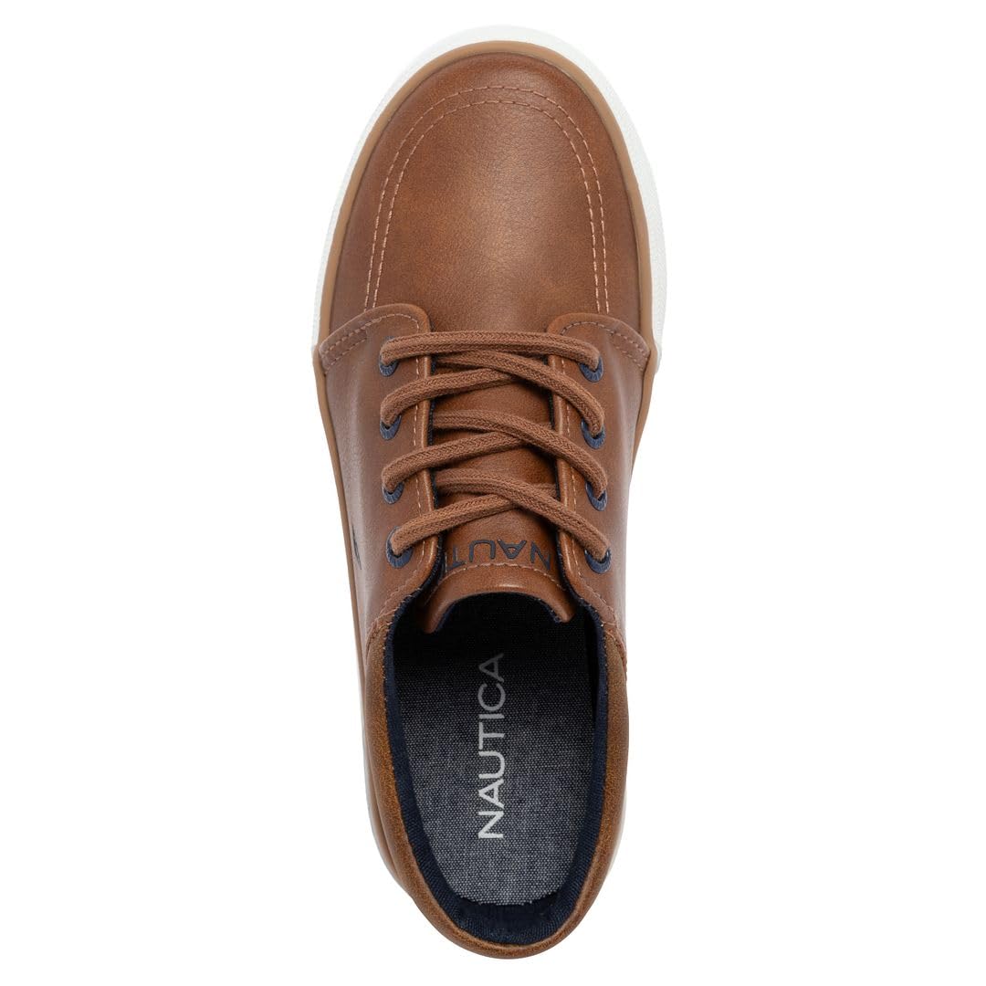 Nautica Kids Boys Lace-Up Fashion Sneakers Low-Top Dress Shoes for Youth - (Big Kid/Little Kid)