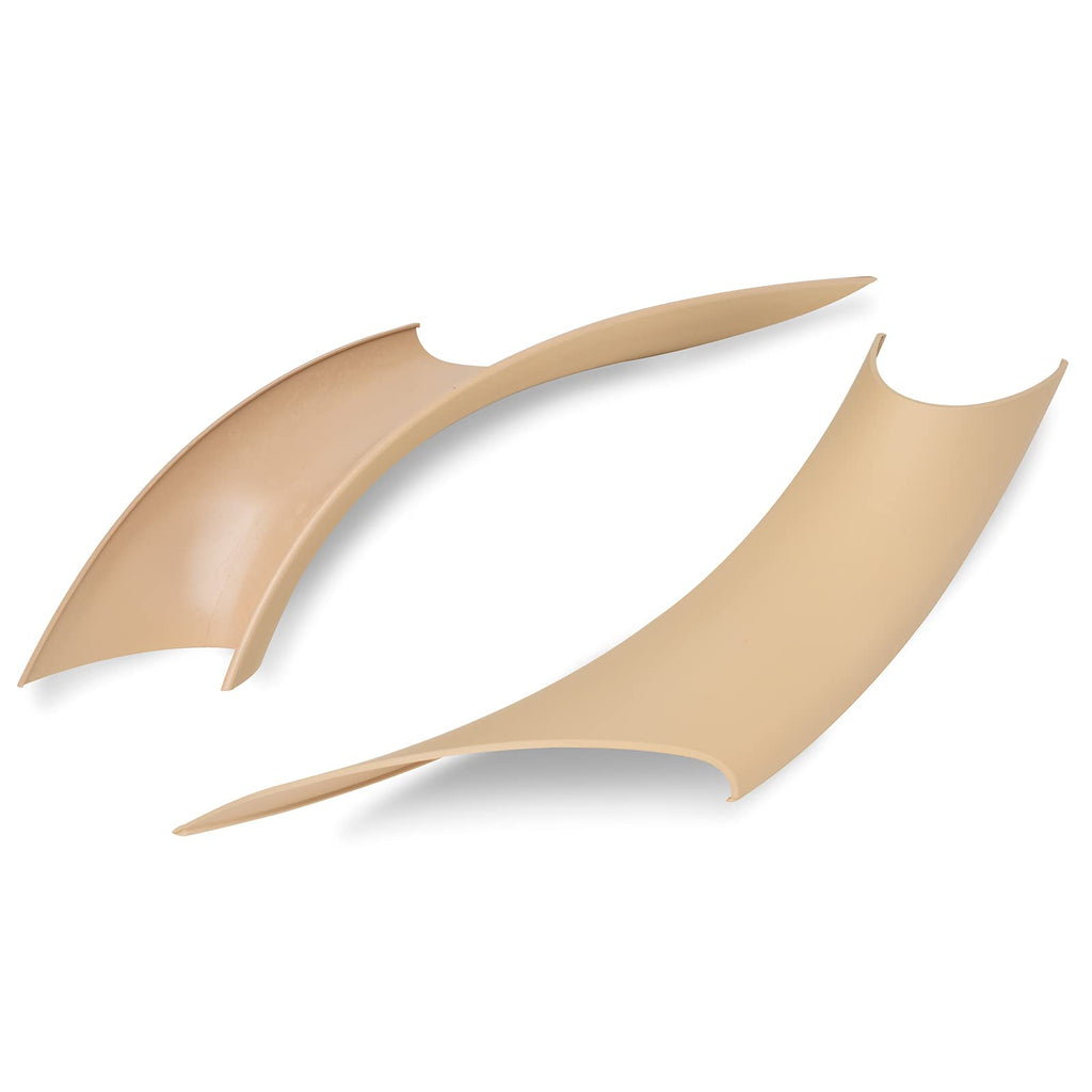 Gelunxin Door Pull Handle Cover for BMW 320,328,330,335,M3 2012-2018 & BMW 428, 435,M4 2014-2017 (Left Rear+Right Rear, Beige)