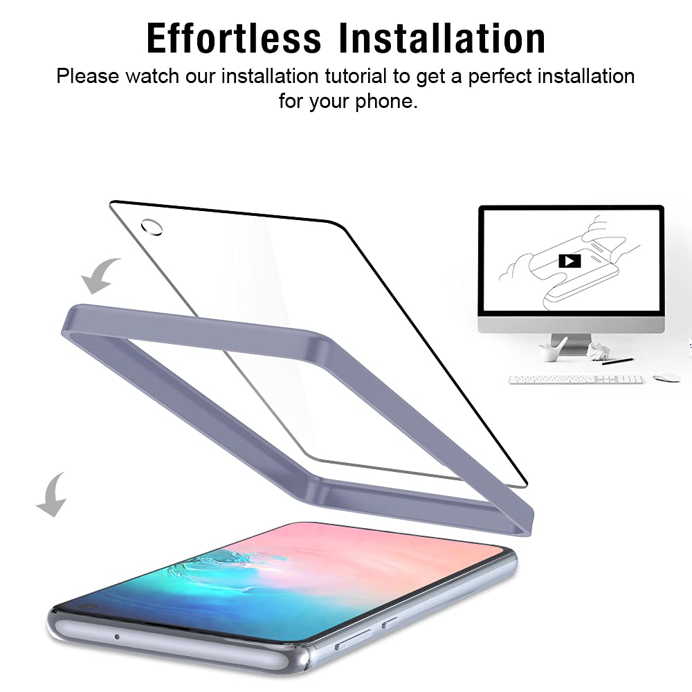 TOCOL [3 Pack] Compatible for Google Pixel 6 5G 6.4'' Tempered Glass Screen Protector & Glass Camera Lens Protector, Case Friendly, Anti-Scratch [Alignment Tool] [Fingerprint Unlock]