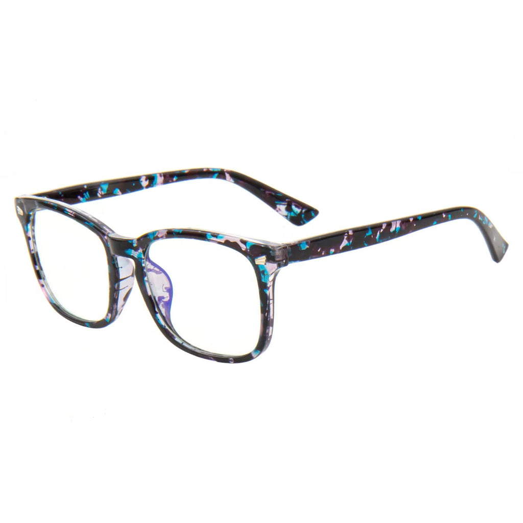 MAXJULI Blue Light Blocking Glasses,Computer Reading/Gaming/TV/Phones Glasses for Women Men(Transparent)
