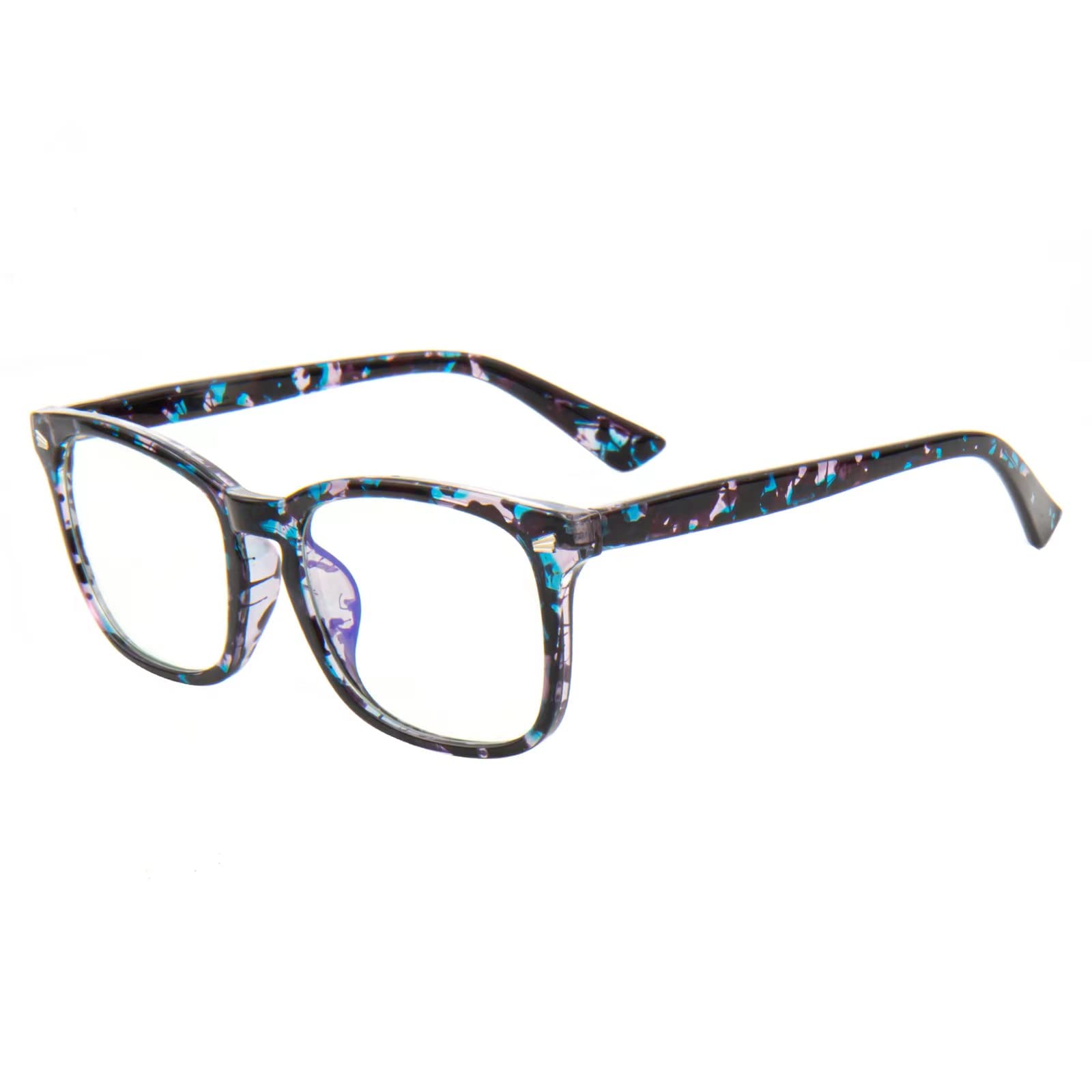 MAXJULI Blue Light Blocking Glasses,Computer Reading/Gaming/TV/Phones Glasses for Women Men(Transparent)