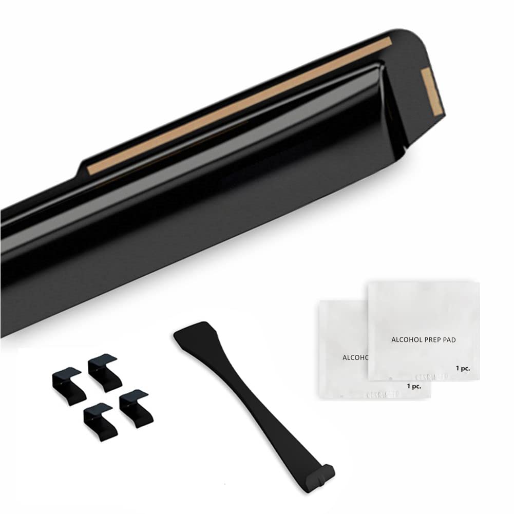 Voron Glass in-Channel Extra Durable Rain Guards for Trucks Chevrolet (Chevy) Silverado/GMC Sierra 2014-2018 Crew Cab, Window Deflectors, Vent Window Visors, 4 Pieces - 220009