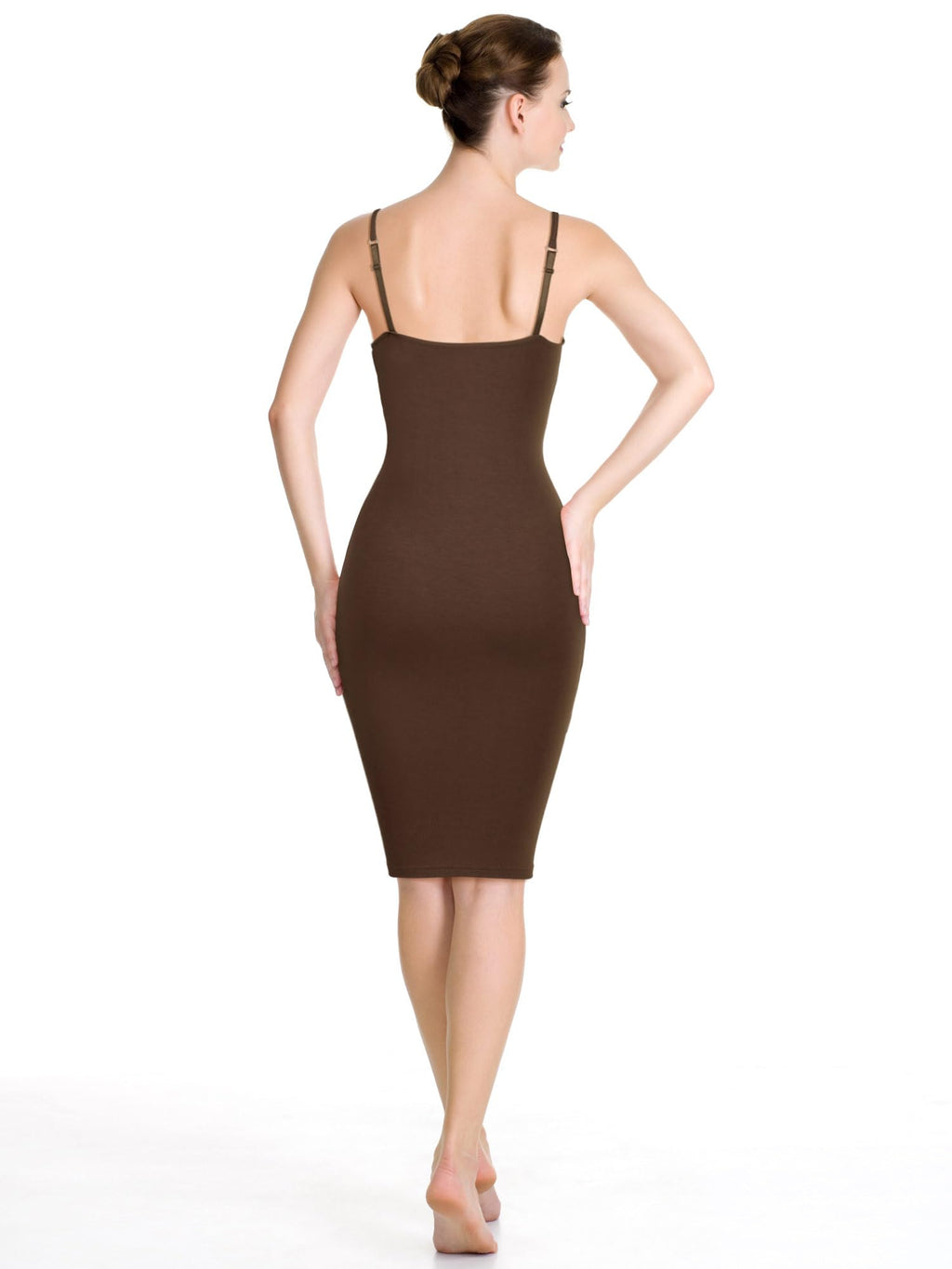 WILLBOND 3 Pieces Women's Basic Cami Long Tanks Dress Spaghetti Strap Slips for Under Dresses, Long Camisoles for Layering