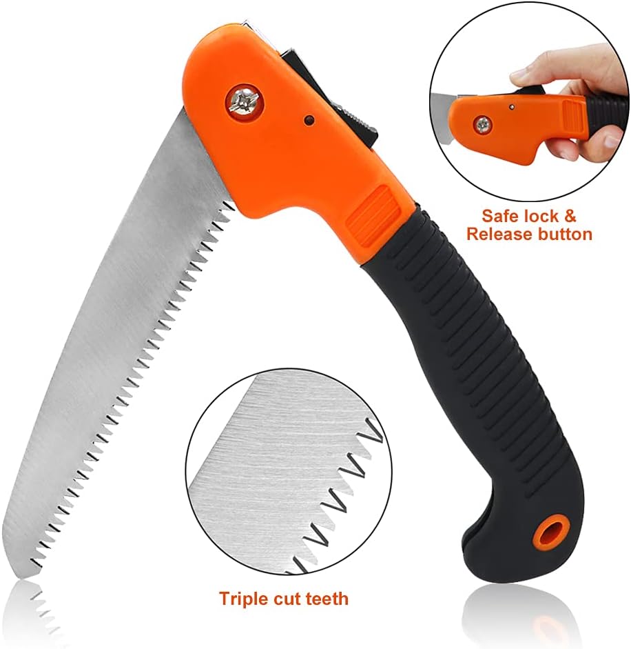 Garden Tool Set, 10 PCS Stainless Steel Heavy Duty | Soft Rubberized Non-Slip Ergonomic Handle, Storage Tote Bag, Gifts for Women and Men