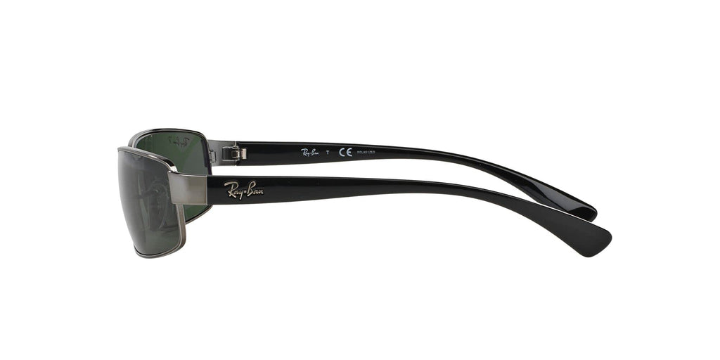 Ray-Ban RB3364 Metal Polarized Rectangular Sunglasses