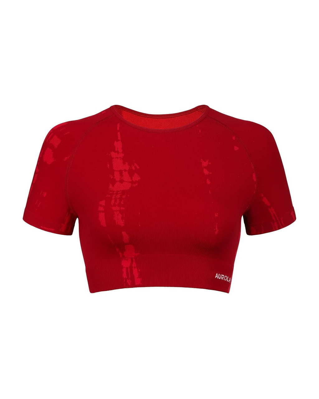 AUROLA Serpent Snake Seamless Workout T-Shirts for Women,Short Sleeve Crop Top Gym Yoga Athletic Shirts Tee