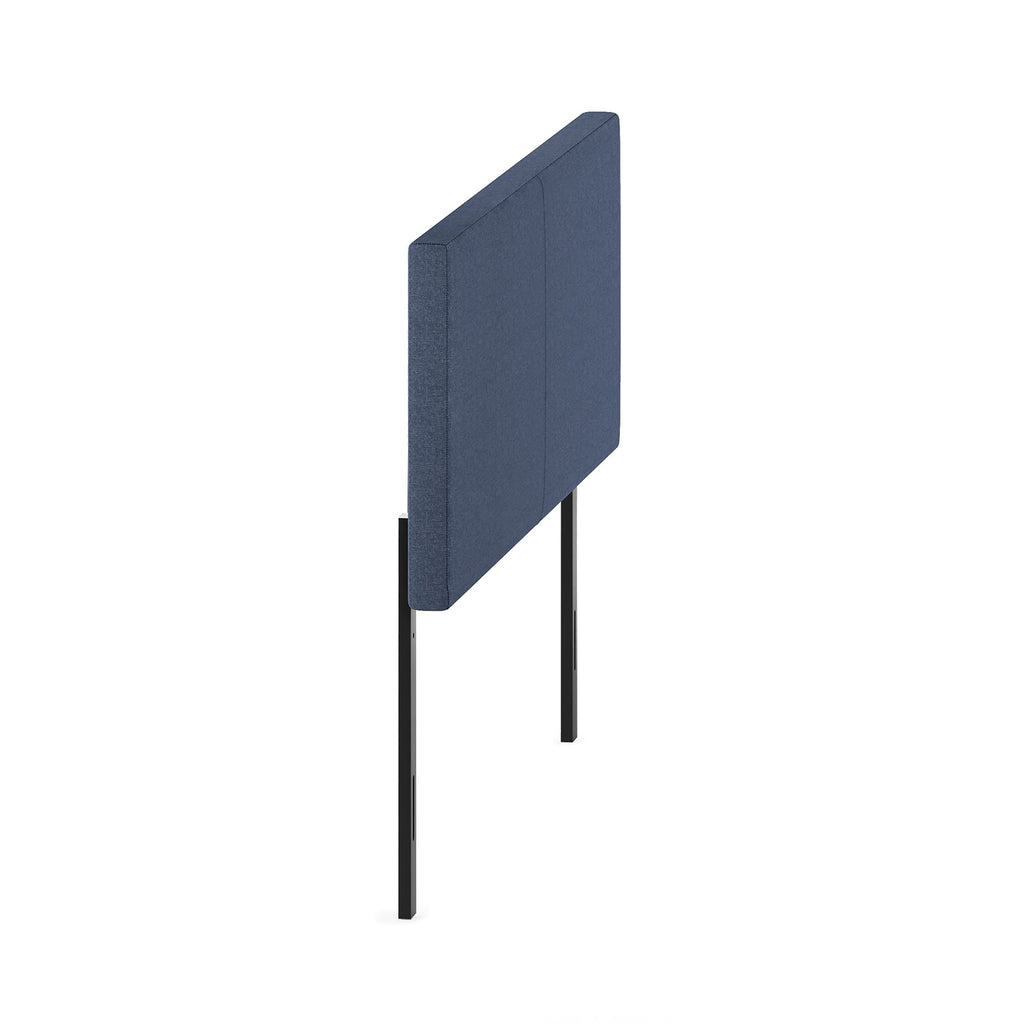 FURINNO Roanne Tufted Headboard, Twin, Black