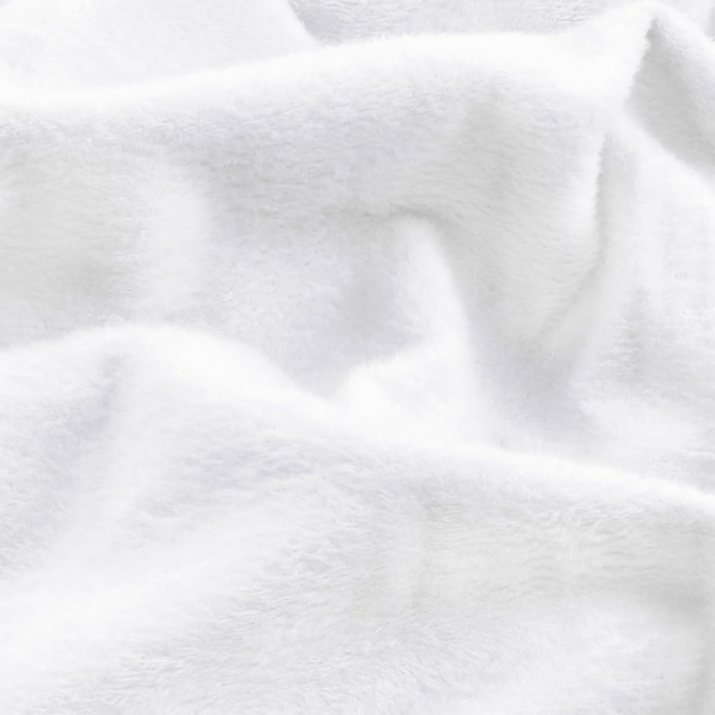Entisn Minky Fabric by The Yard, 1 Yard x 60 Inch Wide Pre-Cut Fleece Fabric Beige Cuddle Minky, Solid Soft Plush for Blanket, Pillow Cover, Scarf, Sewing
