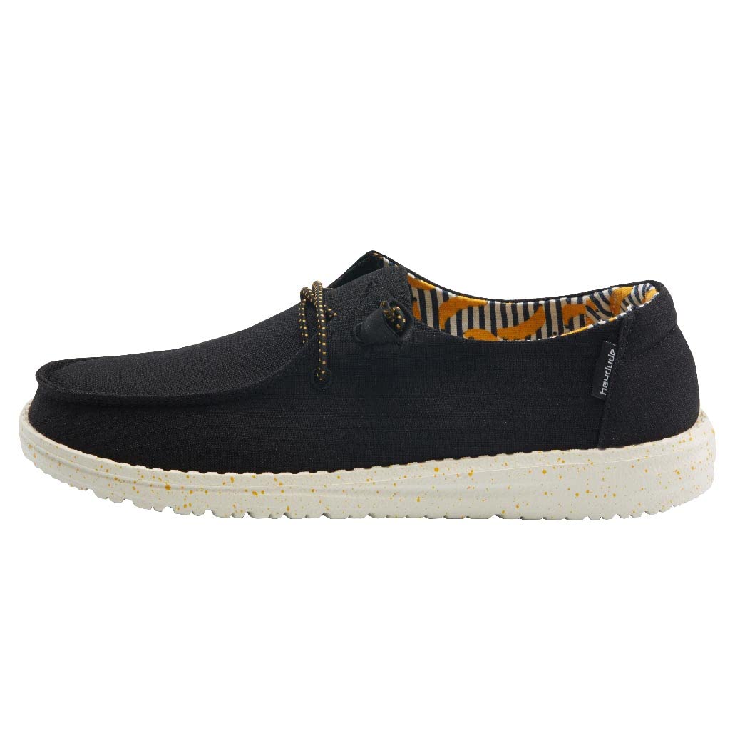 HEYDUDE Wendy Stretch Canvas Women’s Shoes, Women’s Slip-on Loafers, Comfortable & Light-Weight