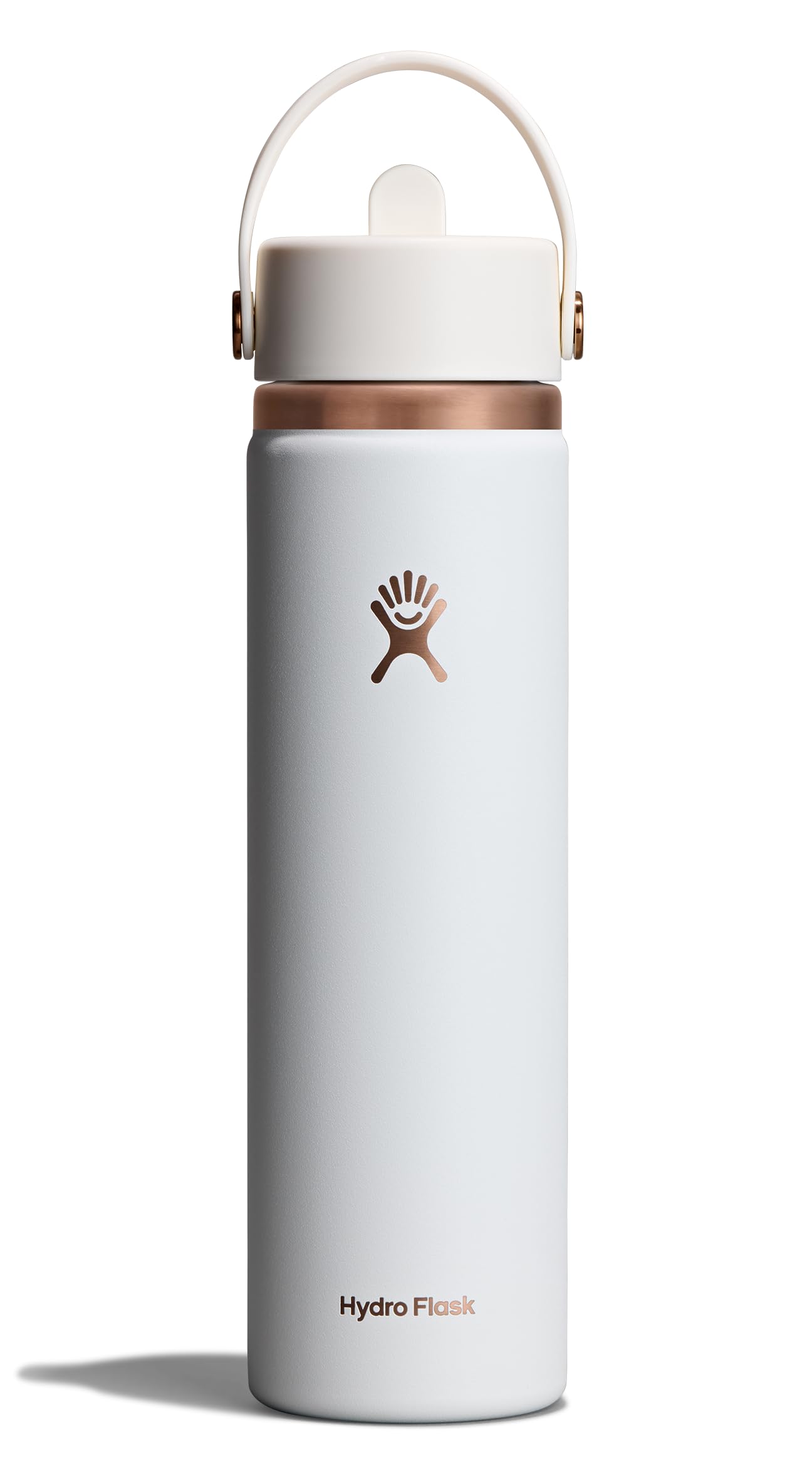Hydro Flask Water Bottle - Insulated Stainless Steel - Wide Straw Lid, Non Spill, Leakproof in 24 Oz Forest Green Arc