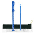 Mr.Power Maple Wooden Soprano Recorder, C Key German Style Fingering 8 Holes 2 Piece School-Approved Musical Instrument Pupil Student Educational (Wood Color)