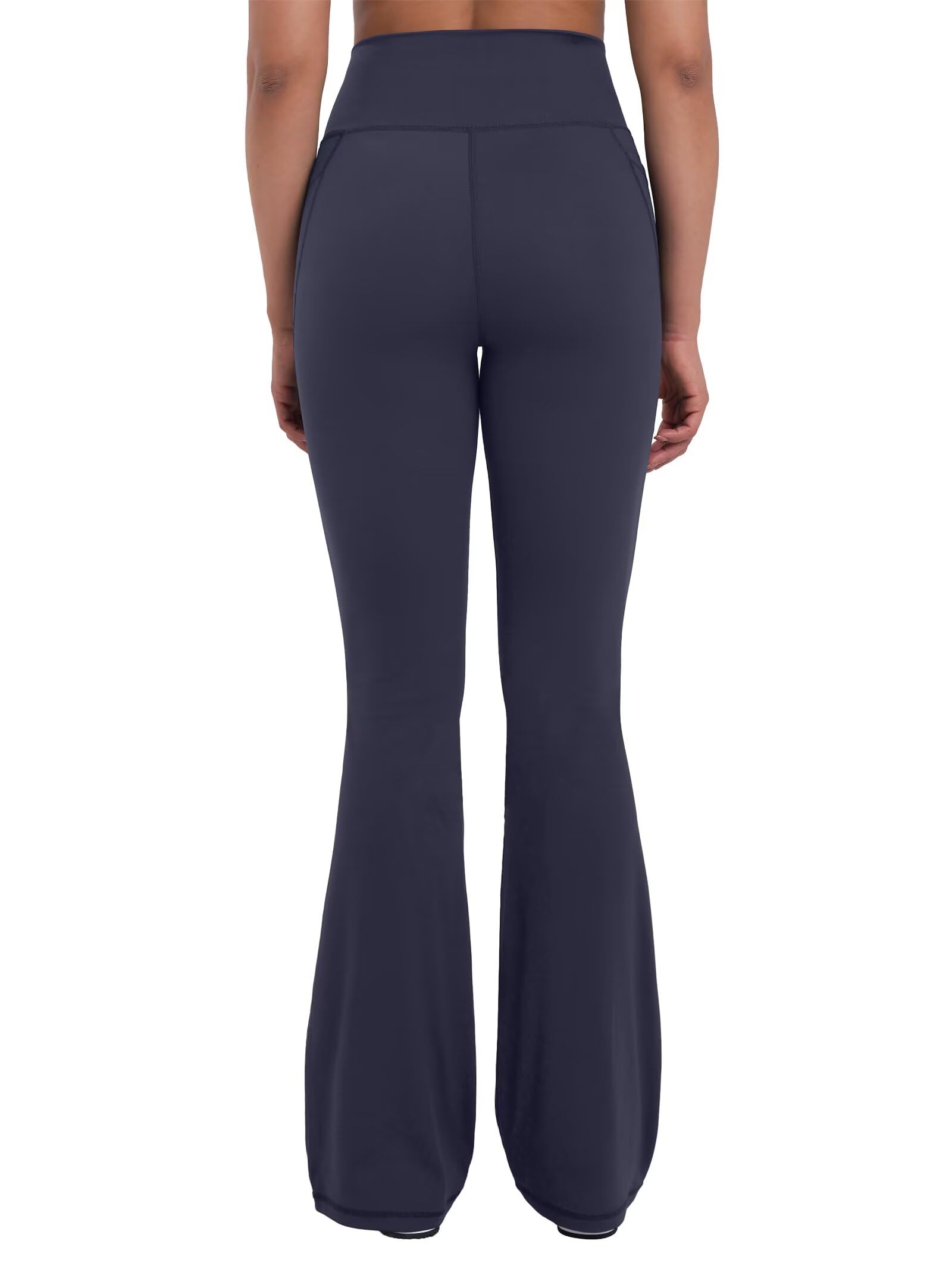 Sunzel Women Mini Flare Leggings with Pockets Breathable Bootcut Yoga Pants | Mini Flare, Buttery Soft, High Stretchy, High Waisted Tummy Control, Gym Clothes, Workout Casual Dance
