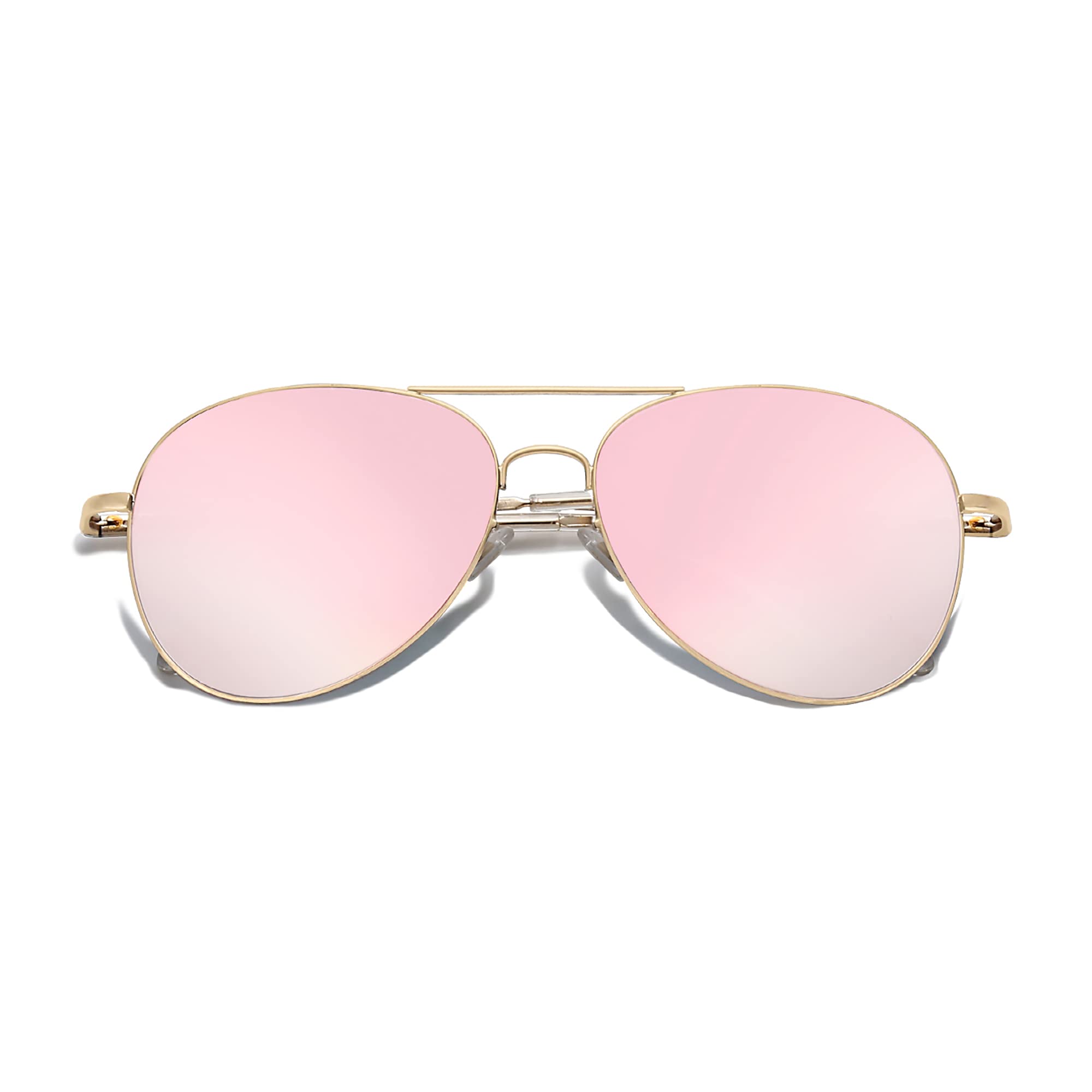 SOJOS Classic Aviator Sunglasses for Women Men Metal Frame Spring Hinges SJ1030