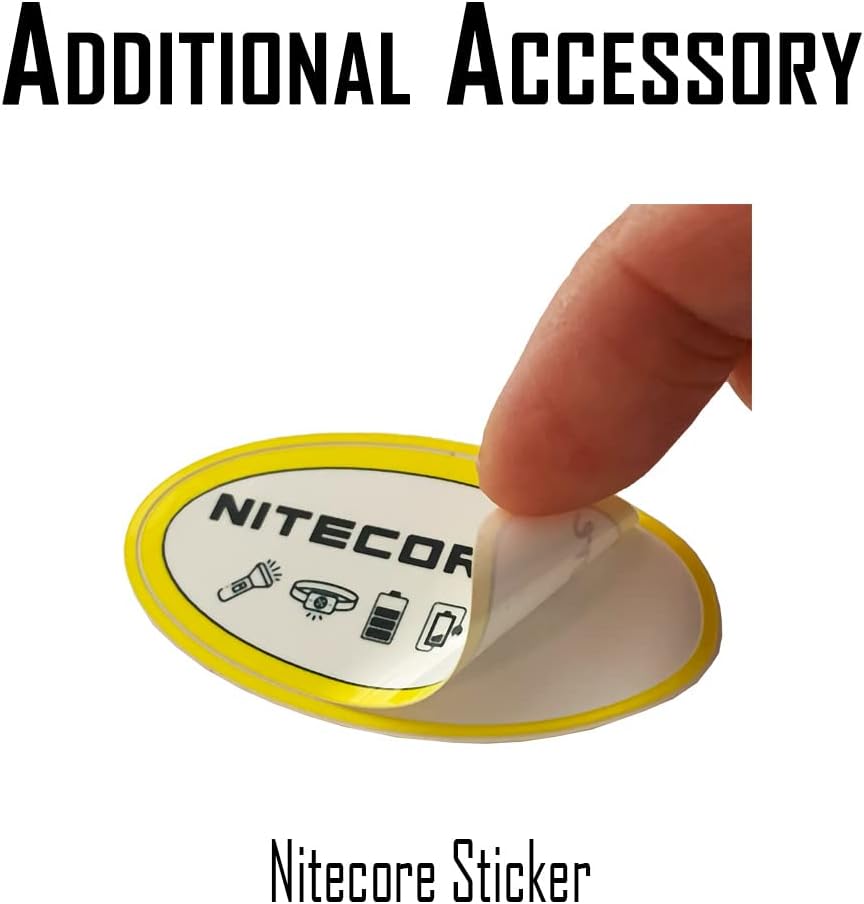 Nitecore EDC23 EDC Flashlight, 2500 Lumen Ultra-Slim Flat Shape USB-C Rechargeable Fast Charging with Digital OLED Display, Mechanical Lock Switch