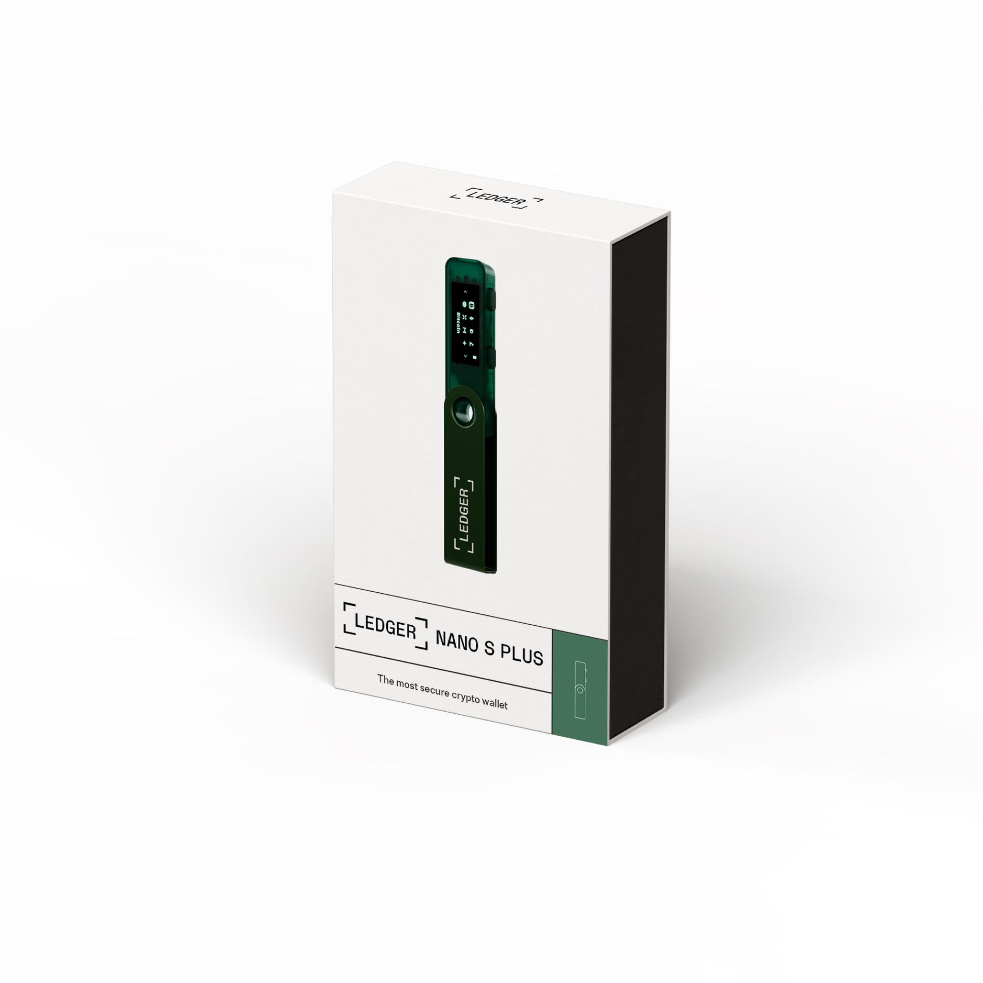 Ledger Nano S Plus Signer – The accessible Way to Manage Your Crypto & NFTs securely (Ledger Wallet for Desktop and Android only) – Matte Black