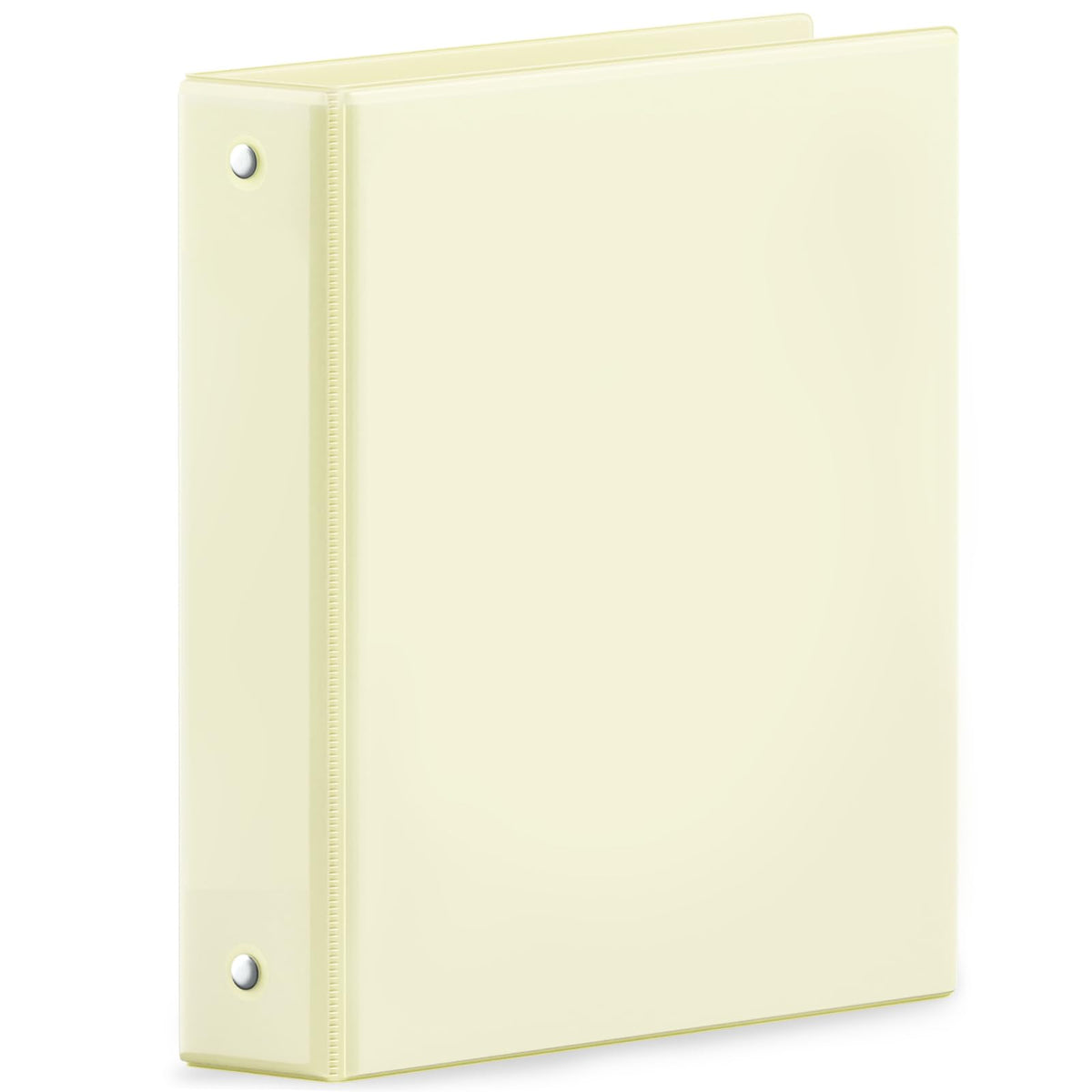 SUNEE 3 Ring Binder 1/2 Inch 1 Pack, Clear View Binder Three Ring PVC-Free (Fit 8.5x11 Inches) for School or Office Supplies, Black