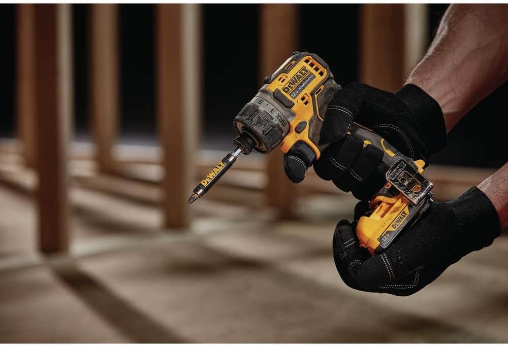 DEWALT XTREME 12V MAX* Cordless Screwdriver, 1/4-Inch, 2-Ah Batteries (DCF601F2)