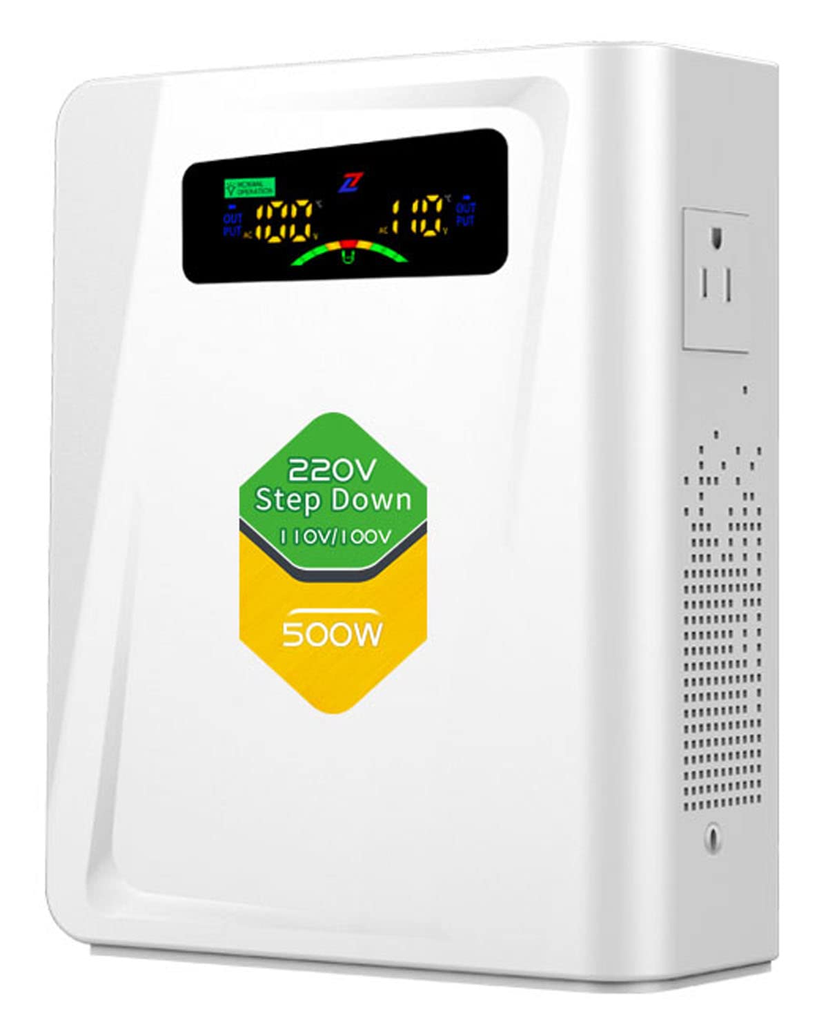 220v to 110v Step Down Transformer 1000W Power Voltage Converters, No Noise, Ten Protection Functions, Suit for Coffee Machines, Rice Cookers and Other US Appliances Used in Europe
