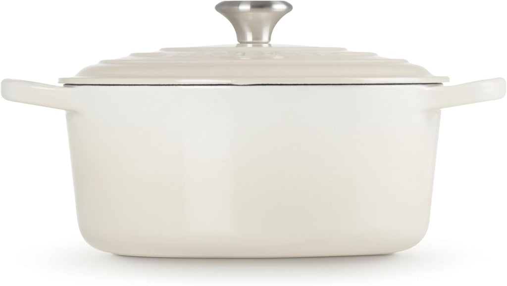 Le Creuset Enameled Cast Iron Signature Round Dutch Oven, 5.5 qt., Meringue