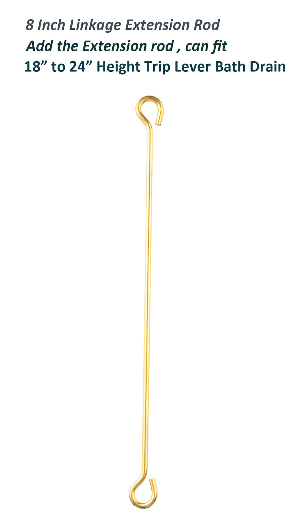 Tub Drain Linkage Assembly, Solid Brass, Fit for Trip Lever Bath Tub Waste and Overflow Drain by Artiwell
