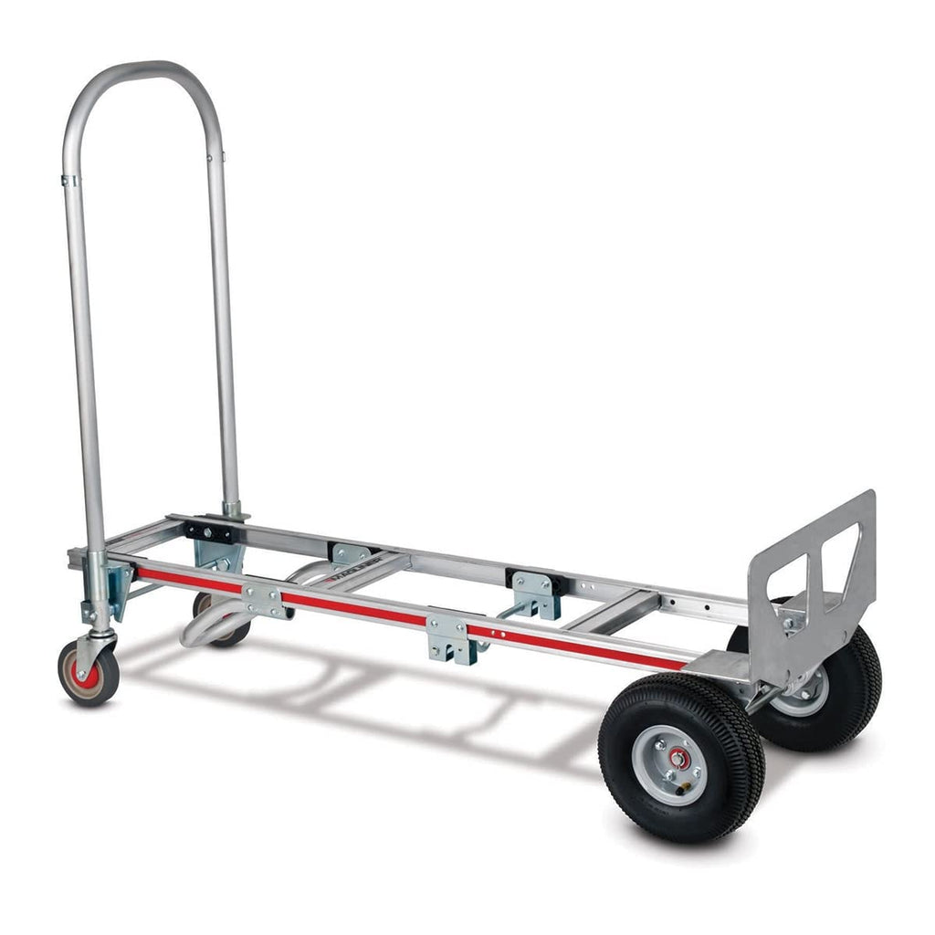 Magline Gemini Sr Convertible Hand Truck, Pneumatic Wheels, 500 lbs Load Capacity