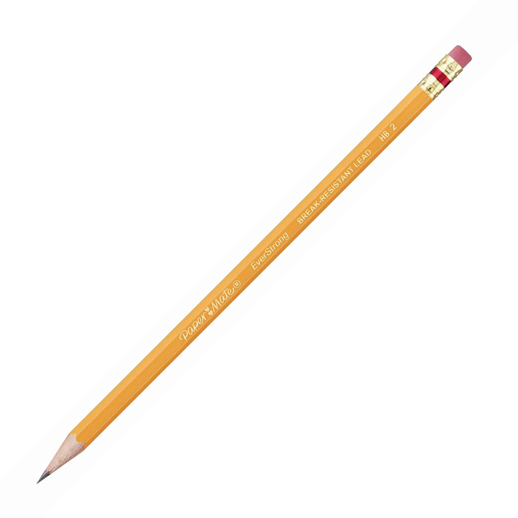 Paper Mate EverStrong #2 Pencils, Reinforced, Break-Resistant Lead When Writing, 72-Count