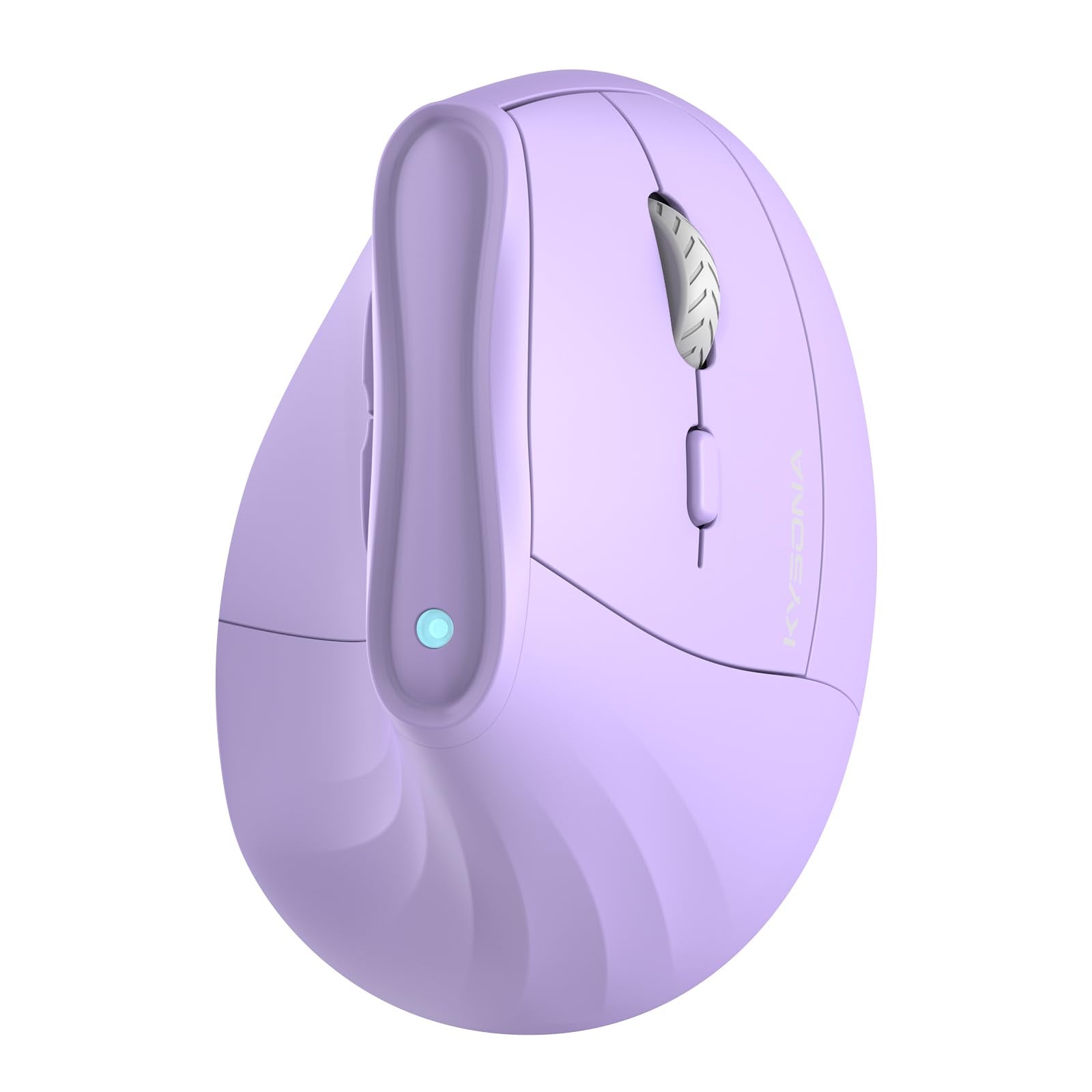 KYSONA Ergonomic Mouse Wireless, Bluetooth Vertical Mouse, 5-Level Adjustable DPI, 2.4G Silent Switch Mice for Windows, MacOS, IPadOS, Laptop, PC, Black