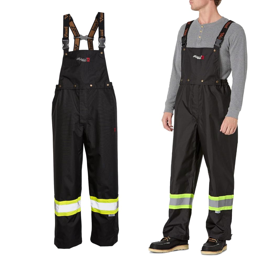 Viking Professional Journeyman 300D Trilobal Rip-Stop Fire Resistant Bib Overalls - FR Pants for Men