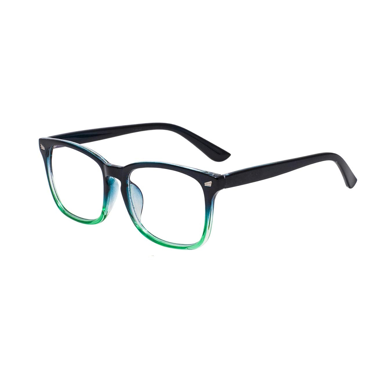 MAXJULI Blue Light Blocking Glasses,Computer Reading/Gaming/TV/Phones Glasses for Women Men(Transparent)
