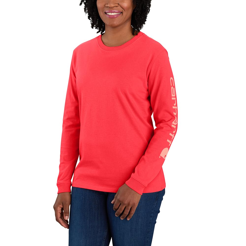 Carhartt Women's Dearborn Loose LS Logo T-Shirt