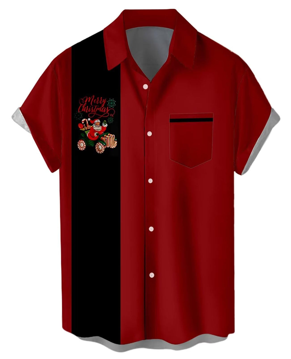 Bowling Shirts for Men Print Short Sleeve Regular Fit Hawaiian Casual Button Down Beach Shirts