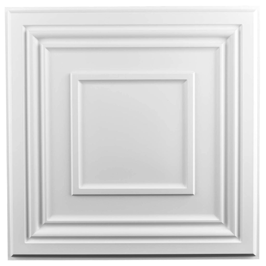 Art3d Drop Ceiling Tiles 24x24in. (12-Pack, 48 Sq.ft), Wainscoting Panels Glue Up 2ft x 2ft for Interior Décor in Living Room, Bedroom & Office, Star Black